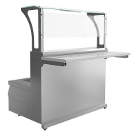 Мармит первых блюд 2-конфорочный индукционный Luxstahl МПИ (С)-1200 Premium (камень)