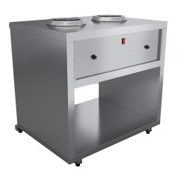 Мармит первых блюд с встроенными электрическими супницами Luxstahl МПС (С) -900 Premium (нерж.) - интернет-магазин КленМаркет.ру