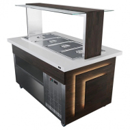 Салат-бар тепловой Luxstahl СБТ-1500 Premium Pafos (столешница из искусственного камня) Салат-бар тепловой Luxstahl СБТ-1500 Premium Pafos (столешница из искусственного камня)