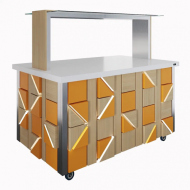 Салат-бар нейтральный Luxstahl СБН-1500 Premium Pixel (столешница из искусственного камня) Салат-бар нейтральный Luxstahl СБН-1500 Premium Pixel (столешница из искусственного камня)