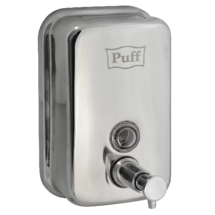 Дозатор для жидкого мыла из нержавеющей стали puff-8605 хром 500 мл глянцевый - интернет-магазин КленМаркет.ру