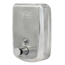 Дозатор для жидкого мыла из нерж. стали puff-8705, хром, 500 мл с ключом - интернет-магазин КленМаркет.ру