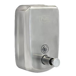 Дозатор для жидкого мыла из нерж. стали puff-8708, хром, 800 мл, с ключом - интернет-магазин КленМаркет.ру