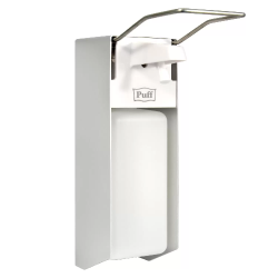 Дозатор локтевой Puff-8191 для жидкого мыла и дезинфицирующих растворов 1000 мл - интернет-магазин КленМаркет.ру