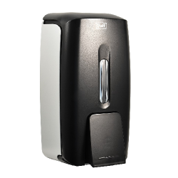 Дозатор для жидкого мыла пластиковый Puff-8120B черный 800 мл - интернет-магазин КленМаркет.ру