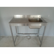 Ванна моечная 1000х600х850 с рабочей поверхностью нерж.