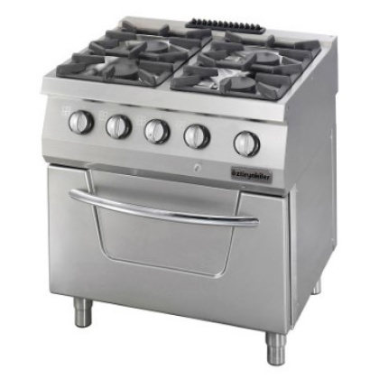 ПЛИТА газовая 4х конфорочная с эл. духовым шкафом, OSOGF 8070 N (7865.N1.80708.10NL) - интернет-магазин КленМаркет.ру