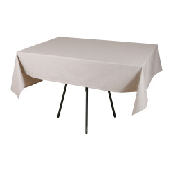 СКАТЕРТЬ РОГОЖКА ЛИНО 1,30х1,95м жемчужный  (цвет 46) - интернет-магазин КленМаркет.ру