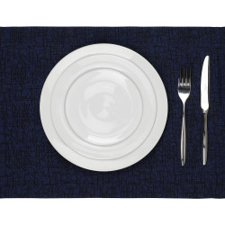 Плейсмет 100% пэ 45х30см синий декоративный с пропиткой ГОМ - интернет-магазин КленМаркет.ру