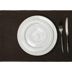 Плейсмет рогожка коричневый темный 30х45см (цвет 55) - интернет-магазин КленМаркет.ру