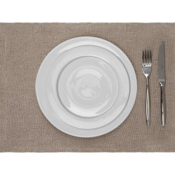 Плейсмет рогожка бежевый светлый 30х45см (цвет 01) - интернет-магазин КленМаркет.ру