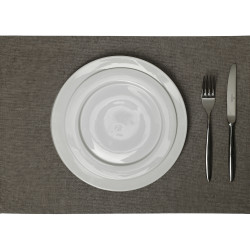 Плейсмет рогожка лино 30х45см коричневый (цвет 17) - интернет-магазин КленМаркет.ру