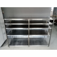 Стеллаж кухонный 2000х700х1400 5-полок нерж.