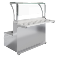 Мармит первых блюд 2-конфорочный индукционный Luxstahl МПИ (С)-1200 Premium (столешница из искусственного камня)