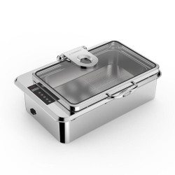 Мармит электрический 8,5 л 1/1*65 встраиваемый с откидной крышкой и окном сухой нагрев [81241412] - интернет-магазин КленМаркет.ру