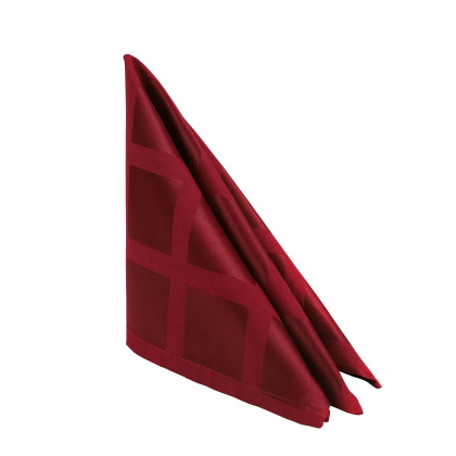 Салфетка 42х42см ЖУРАВИНКА бордо клетка - интернет-магазин КленМаркет.ру