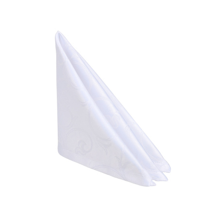 Салфетка 40х40см ЖУРАВИНКА белая крупнлый вензель - интернет-магазин КленМаркет.ру