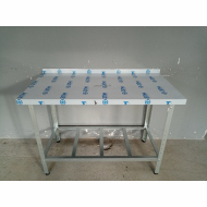 Стол производственный СПЭ 1200х600х850 с бортом нерж.