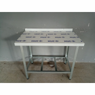 Стол производственный с бортиком 1000х600х870 нерж.