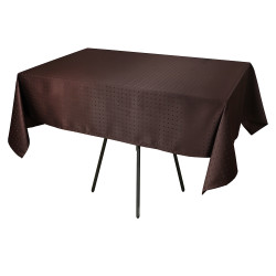 Скатерть 145х195 см «Мираж» коричневая  - интернет-магазин КленМаркет.ру