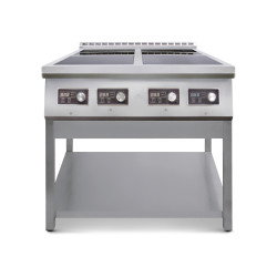 Плита индукционная Luxstahl ПИ 4-98 (2х5) с подставкой - интернет-магазин КленМаркет.ру