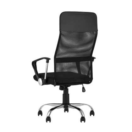 Офисное кресло «Benefit» с мягким сиденьем (хромированный каркас)  - интернет-магазин КленМаркет.ру