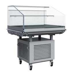 Витрина Промо PF07-12 VM 0,9-2 9006 (ODA) 900*745*1150 (1200) - интернет-магазин КленМаркет.ру