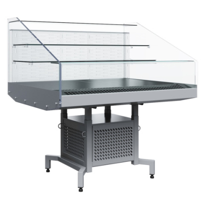 Витрина Промо 	PF11-13 VM 1,25-2 9006 (Fudzi) 1280*1080*1330 (1380) Витрина Промо 	PF11-13 VM 1,25-2 9006 (Fudzi) 1280*1080*1330 (1380) - интернет-магазин КленМаркет.ру