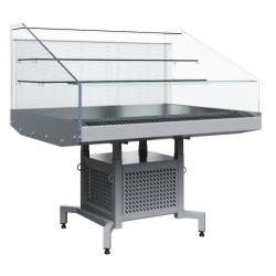 Витрина Промо PF11-13 VM 1,25-2 9006 (Fudzi) 1275*1080*1330 (1380) (модуль левый) - интернет-магазин КленМаркет.ру