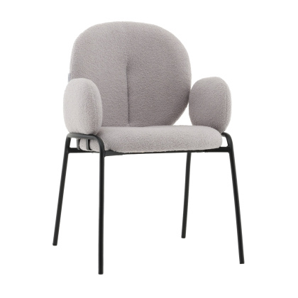 Стул-полукресло «Мусс, букле» с мягким сиденьем  (окрашенный каркас) - интернет-магазин КленМаркет.ру