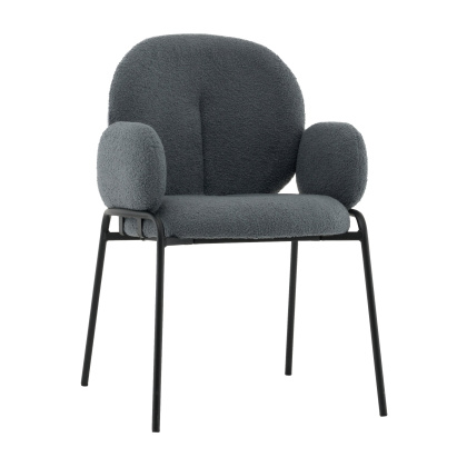 Стул-полукресло «Мусс, букле» с мягким сиденьем  (окрашенный каркас) - интернет-магазин КленМаркет.ру