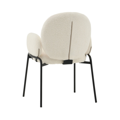 Стул-полукресло «Мусс, букле» с мягким сиденьем  (окрашенный каркас) - интернет-магазин КленМаркет.ру