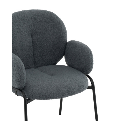 Стул-полукресло «Мусс, букле» с мягким сиденьем  (окрашенный каркас) - интернет-магазин КленМаркет.ру