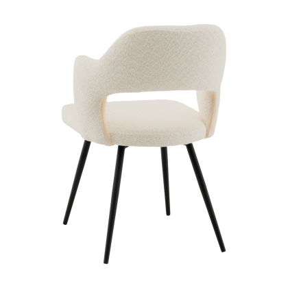 Стул-полукресло «Розмус, букле» с мягким сиденьем (окрашенный каркас) - интернет-магазин КленМаркет.ру