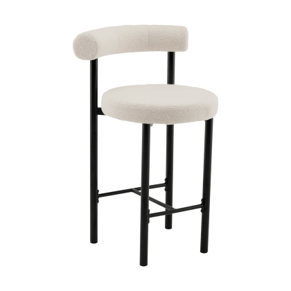 Стул полубарный «Фрико, букле» с мягким сиденьем (окрашенный каркас) - интернет-магазин КленМаркет.ру