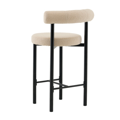 Стул полубарный «Фрико, букле» с мягким сиденьем (окрашенный каркас) - интернет-магазин КленМаркет.ру