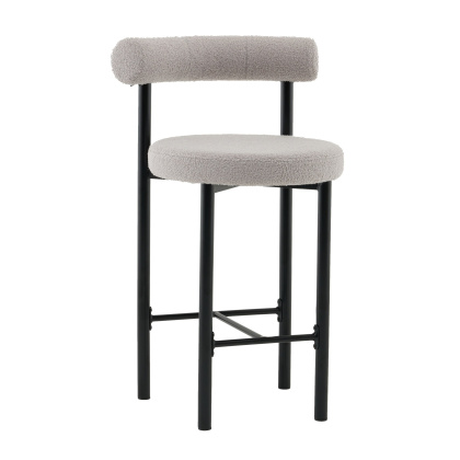 Стул полубарный «Фрико, букле» с мягким сиденьем (окрашенный каркас) - интернет-магазин КленМаркет.ру