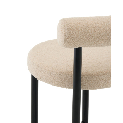 Стул полубарный «Фрико, букле» с мягким сиденьем (окрашенный каркас) - интернет-магазин КленМаркет.ру