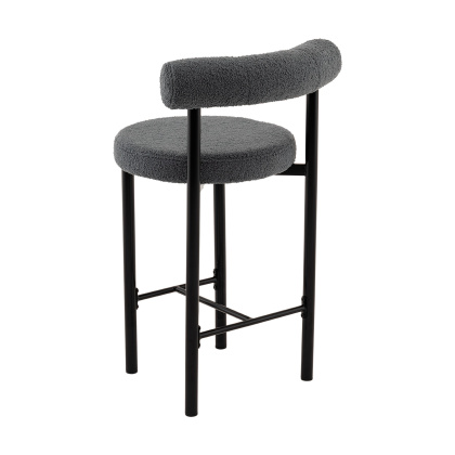 Стул полубарный «Фрико, букле» с мягким сиденьем (окрашенный каркас) - интернет-магазин КленМаркет.ру