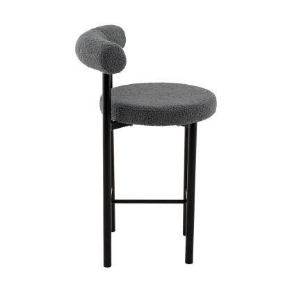 Стул полубарный «Фрико, букле» с мягким сиденьем (окрашенный каркас) - интернет-магазин КленМаркет.ру