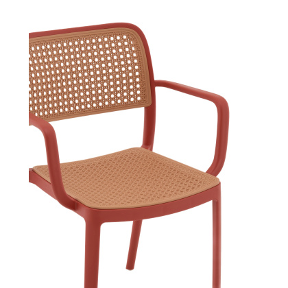 Стул пластиковый «Янни с подлокотниками» с жестким сиденьем    Стул пластиковый «Янни с подлокотниками» с жестким сиденьем    - интернет-магазин КленМаркет.ру