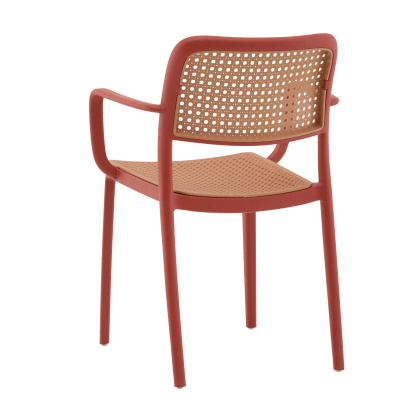 Стул пластиковый «Янни с подлокотниками» с жестким сиденьем    Стул пластиковый «Янни с подлокотниками» с жестким сиденьем    - интернет-магазин КленМаркет.ру