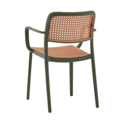 Стул пластиковый «Янни с подлокотниками» с жестким сиденьем    Стул пластиковый «Янни с подлокотниками» с жестким сиденьем    - интернет-магазин КленМаркет.ру