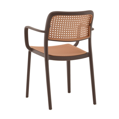 Стул пластиковый «Янни с подлокотниками» с жестким сиденьем    Стул пластиковый «Янни с подлокотниками» с жестким сиденьем    - интернет-магазин КленМаркет.ру