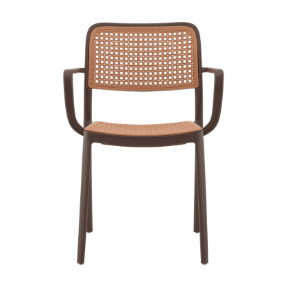 Стул пластиковый «Янни с подлокотниками» с жестким сиденьем    Стул пластиковый «Янни с подлокотниками» с жестким сиденьем    - интернет-магазин КленМаркет.ру