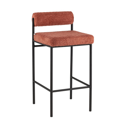 Стул полубарный «Брунсли, букле» с мягким сиденьем (окрашенный каркас) - интернет-магазин КленМаркет.ру
