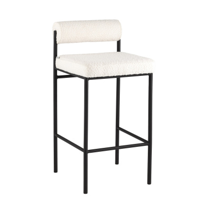 Стул полубарный «Брунсли, букле» с мягким сиденьем (окрашенный каркас) - интернет-магазин КленМаркет.ру