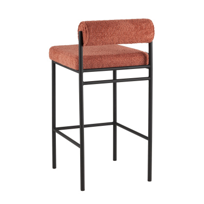 Стул полубарный «Брунсли, букле» с мягким сиденьем (окрашенный каркас) - интернет-магазин КленМаркет.ру