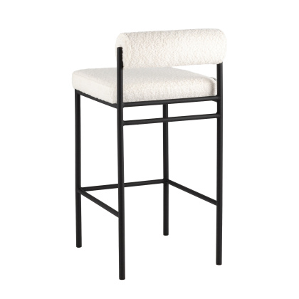 Стул полубарный «Брунсли, букле» с мягким сиденьем (окрашенный каркас) - интернет-магазин КленМаркет.ру