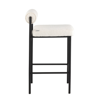 Стул полубарный «Брунсли, букле» с мягким сиденьем (окрашенный каркас) - интернет-магазин КленМаркет.ру